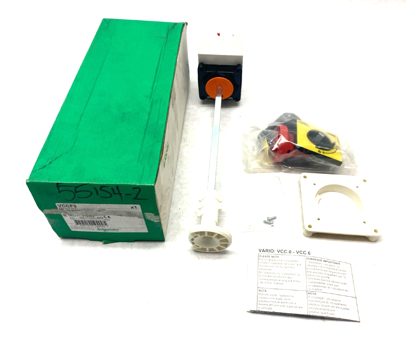 Schneider Electric VCCF3 TeSys Vario Emergency Stop Disconnect Switch 3-Pole - Maverick Industrial Sales
