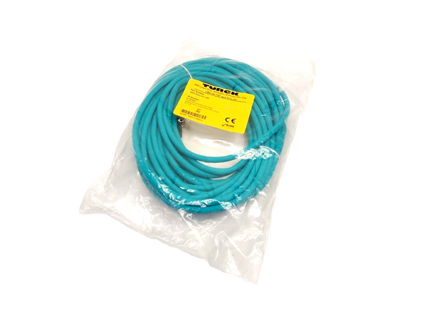Turck RSSD RJ45S 441-10M Industrial Ethernet Cable M12 4-Pin To RJ45 10m U-02557