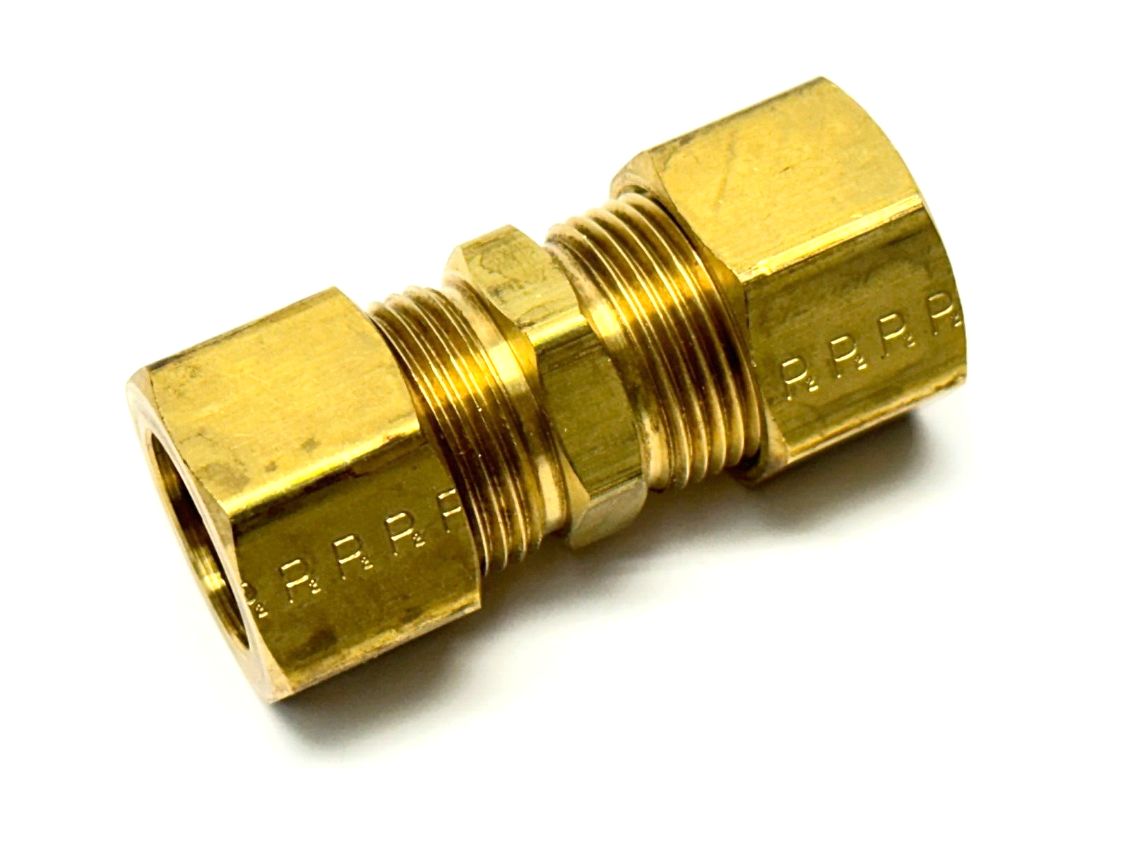 Parker 10SC10-B 5/8" Compression Tube OD Union Fitting Brass - New – Open box - Maverick Industrial Sales