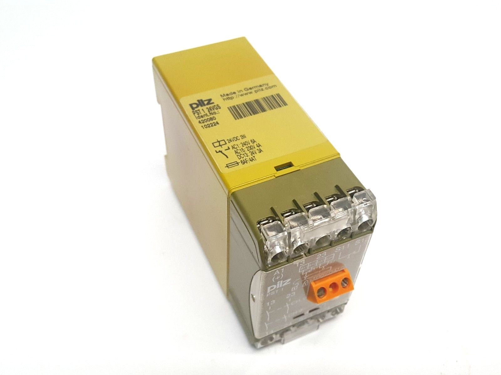 Pilz PST 1 24VGS Safety Relay 420080 102224 - Used - Maverick Industrial Sales