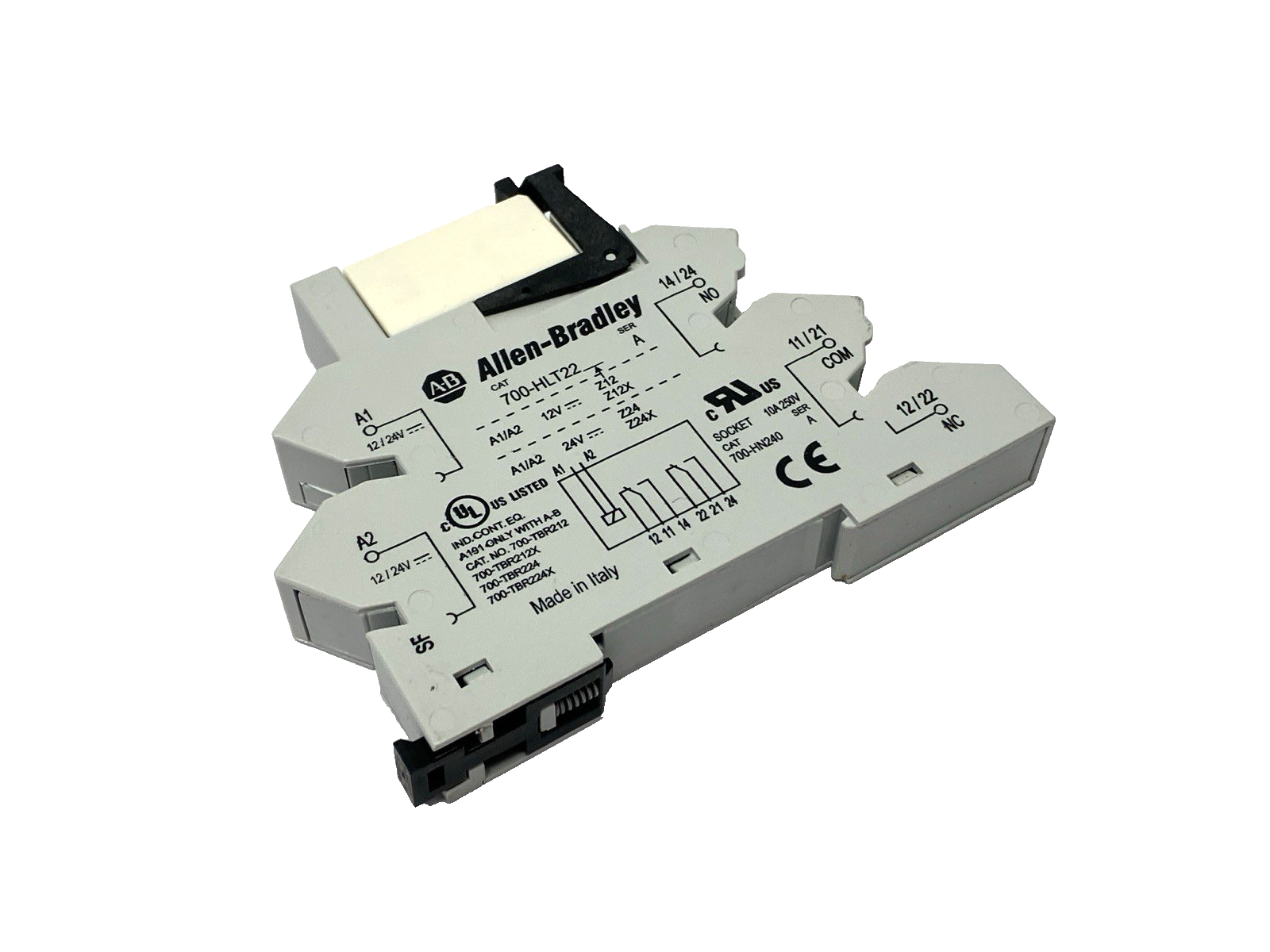 700-HLT22Z4X | Allen Bradley Ser. A Terminal Block Relay 24VDC - New – Open box - Maverick Industrial Sales