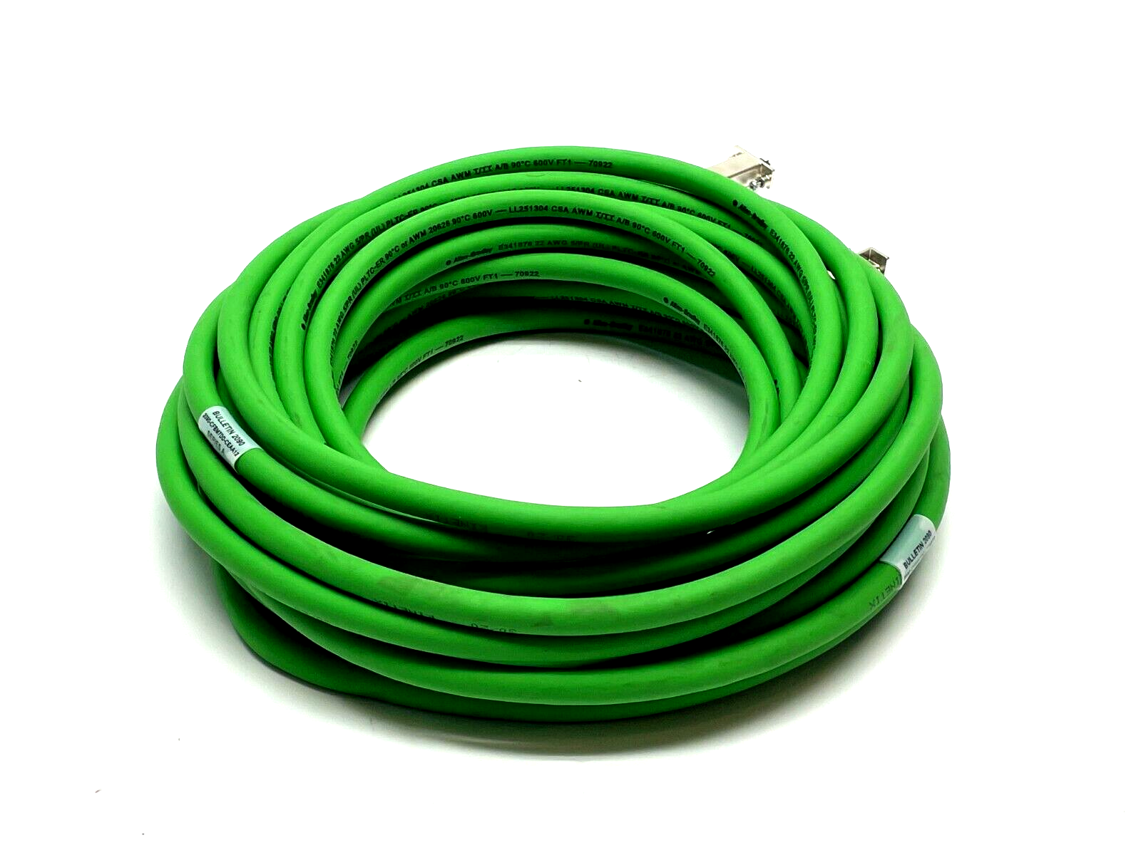 Allen Bradley 2090-CFBM7DD-CEAA12 Ser.A Cable 12m w/ 2198-H2DCK Ser.B Converter - Used - Maverick Industrial Sales