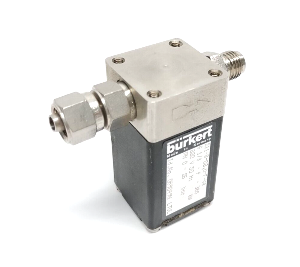 Burkert 069049N 2/2-Way Solenoid Valve 220V G1/8 Female Ports 211-A-02,0-F-VA - Maverick Industrial Sales