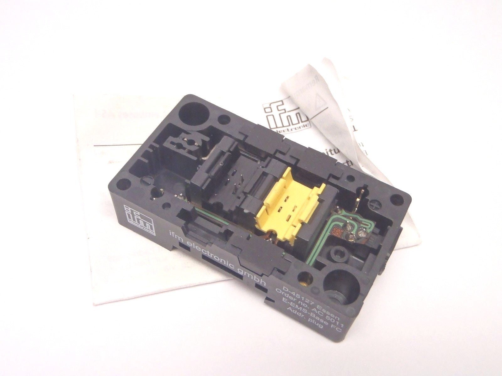 IFM Electronik AC5011 EMS Sensor Base - New – Open box - Maverick Industrial Sales