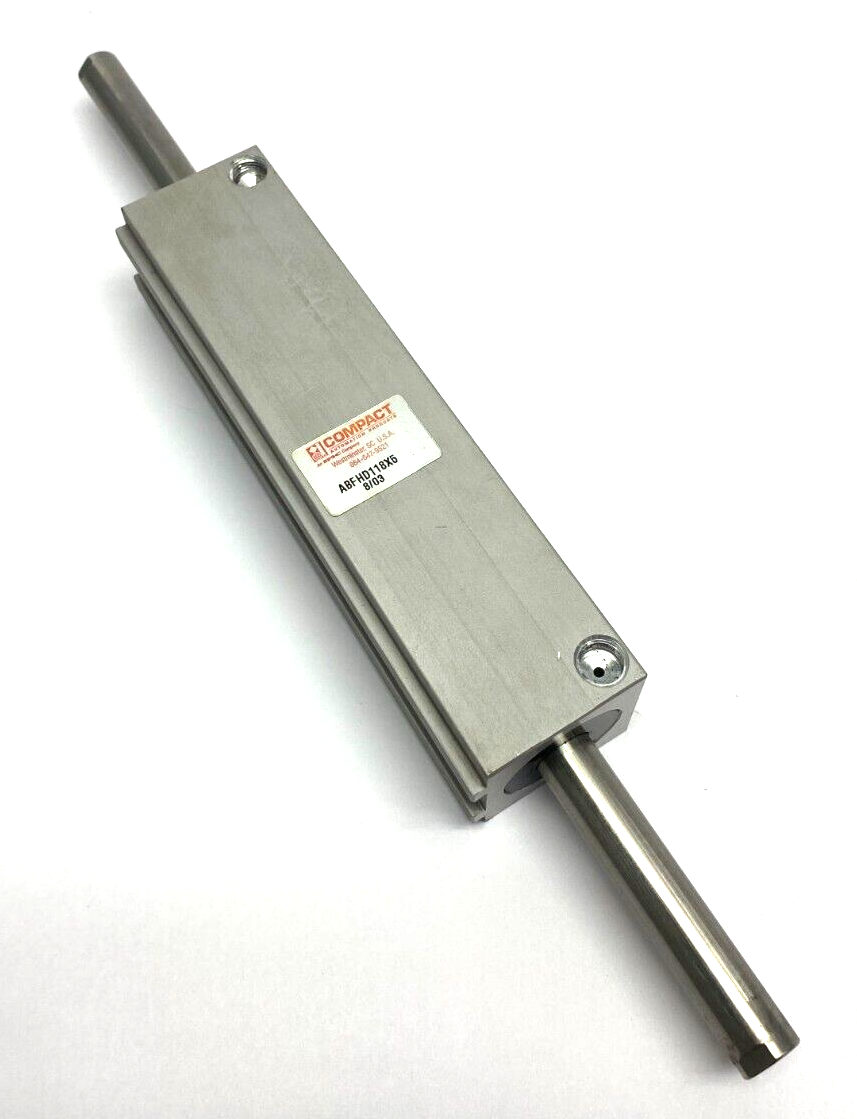 ABFHD118X5 | Compact Automation Pneumatic Cylinder Dual-Ended Single Rod - Used - Maverick Industrial Sales