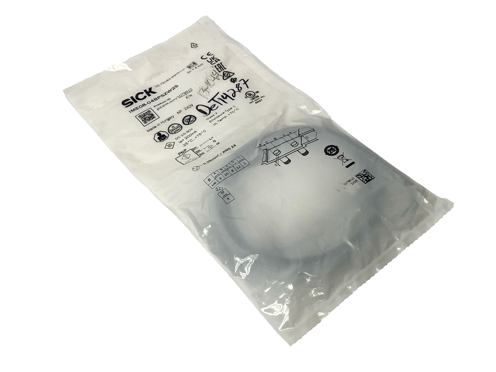 SICK IME08-04BPSZW2S Inductive Proximity Sensor 1079510 - New - Maverick Industrial Sales