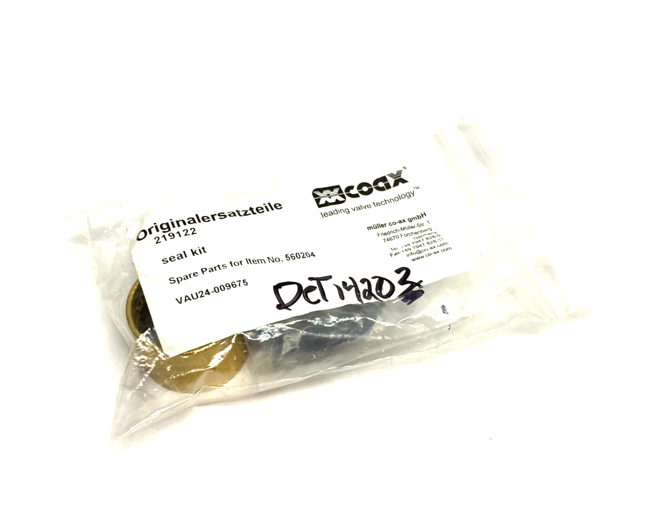 Coax Mueller 219122 Seal Kit, Spare Parts for 560204, VAU24-009675 - Maverick Industrial Sales