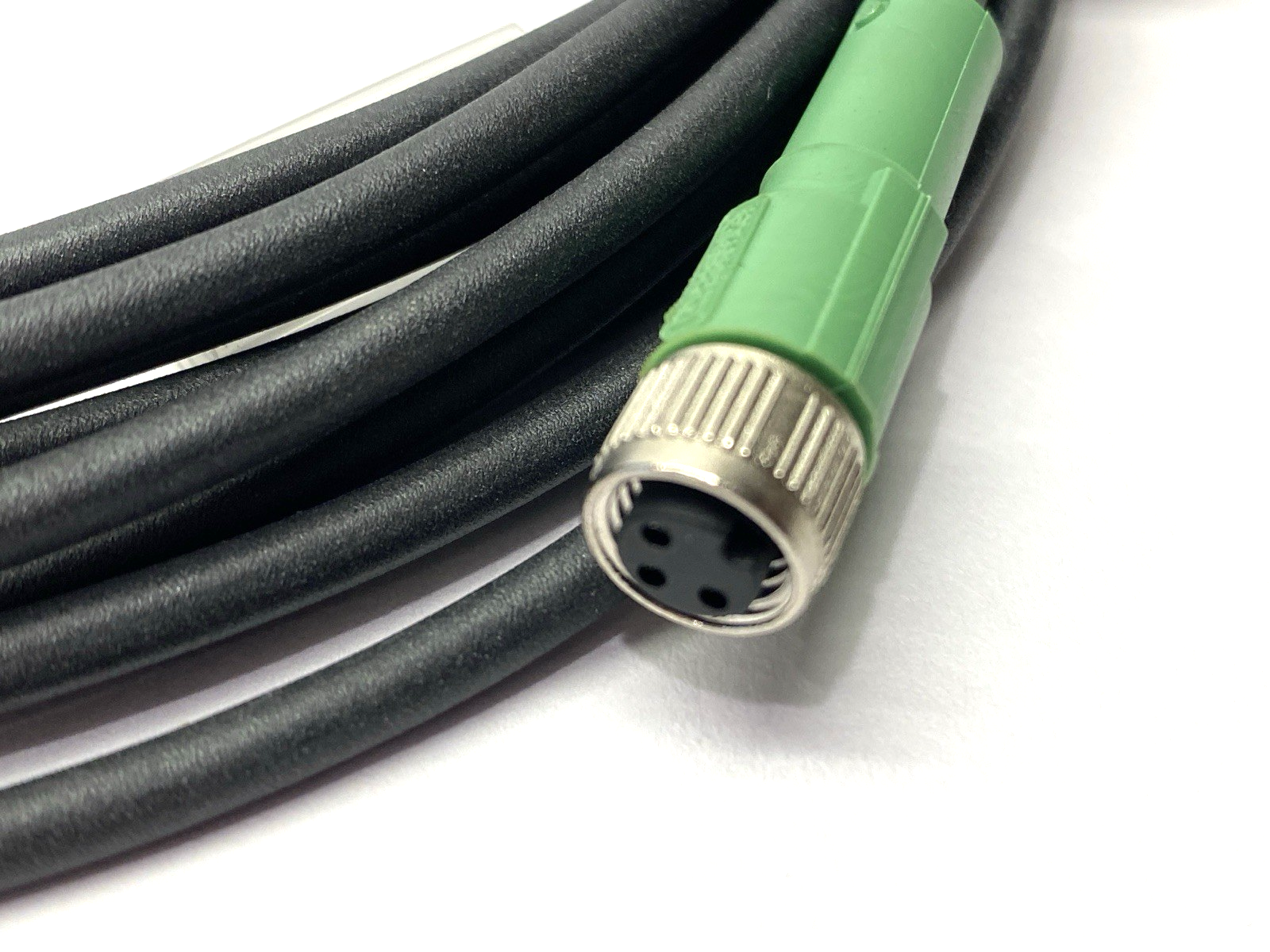 Phoenix Contact SAC-3P-5,0-PUR/M 8FS Double-Ended Cordset M8 1669628 CUT LEADS - Used - Maverick Industrial Sales