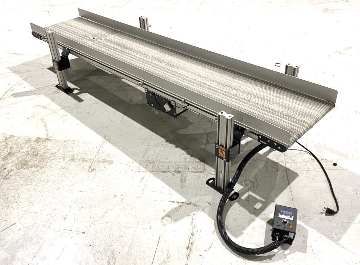 Dorner 252M18-0800600A040401 2200 Flat Belt Conveyor, 18" W x 8' L BELT DAMAGE - Maverick Industrial Sales
