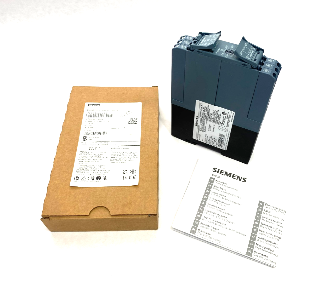 Siemens 3RM1201-1AA04 SIRIUS Reversing Motor Starter 24VDC 0-0.12kW 0.1-0.5A - Maverick Industrial Sales