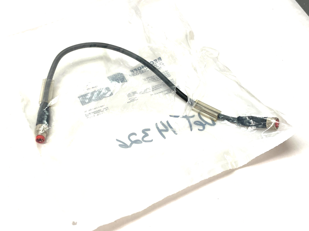 ZK2020-3132-0005 | Beckhoff Double Ended Power Cable M8 4-Pos Male to Fem - New Other - Maverick Industrial Sales