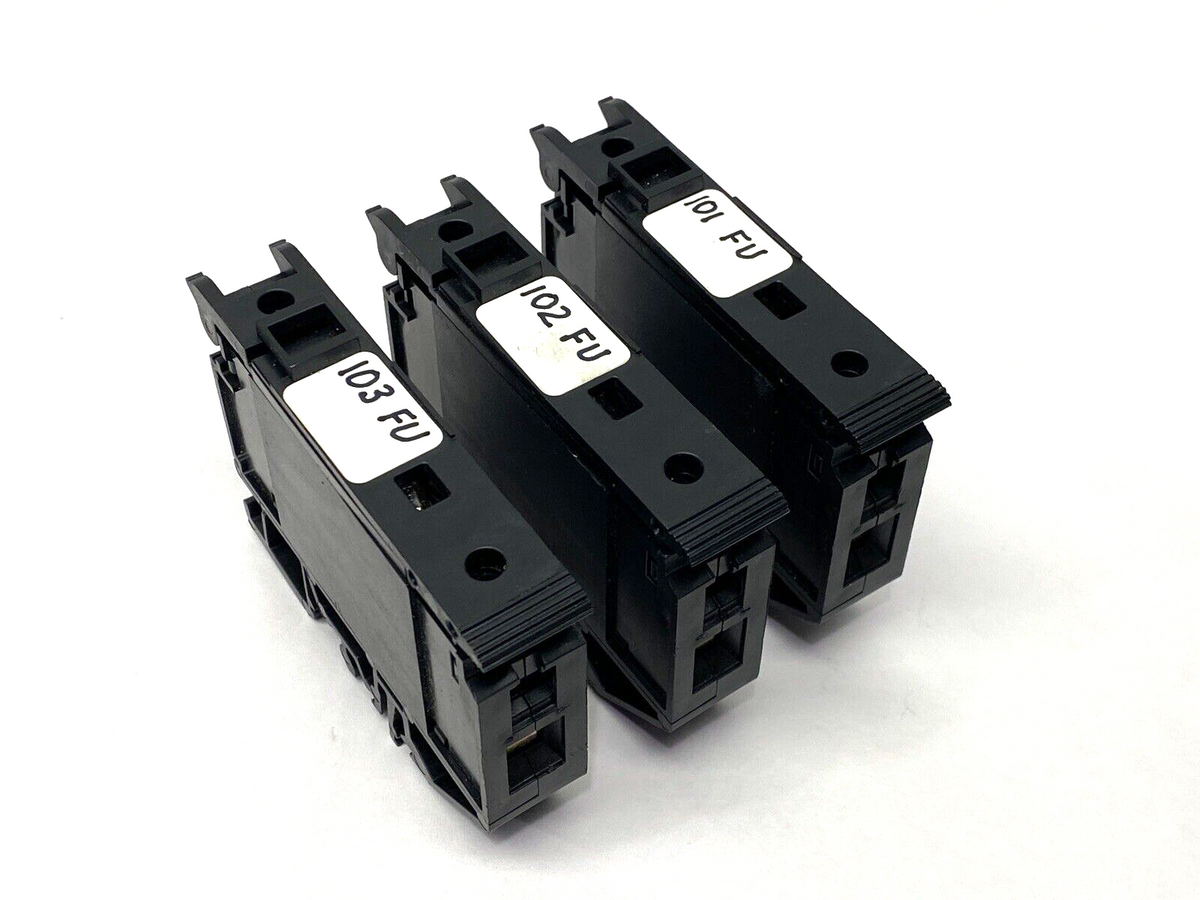 1492-WFB10 | Allen Bradley Fuse Holder Terminal Block 800V LOT OF 3 - Used - Maverick Industrial Sales