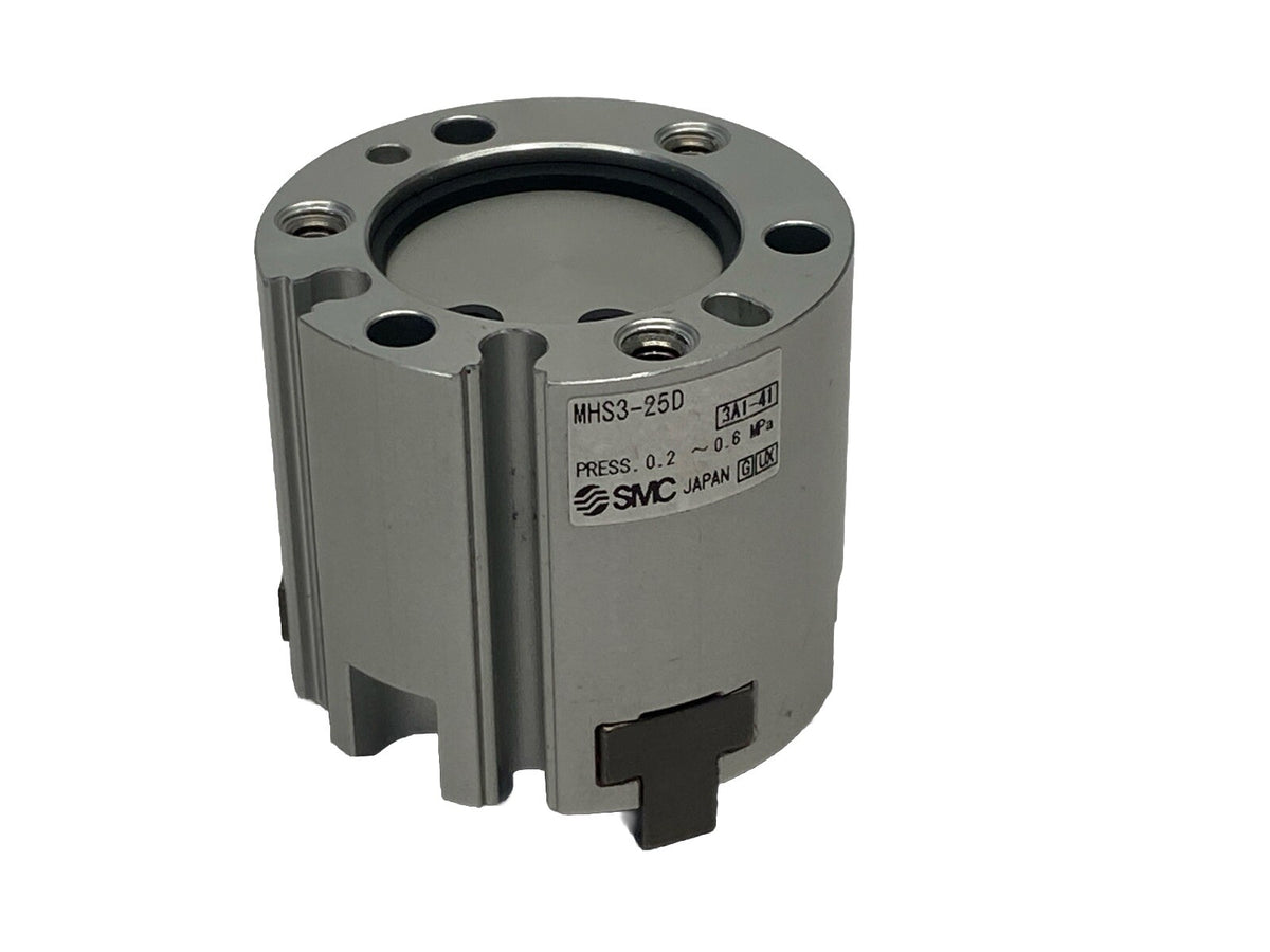 SMC MHS3-25D Pneumatic 3-Finger Gripper Parallel Style 25mm Bore - Maverick Industrial Sales