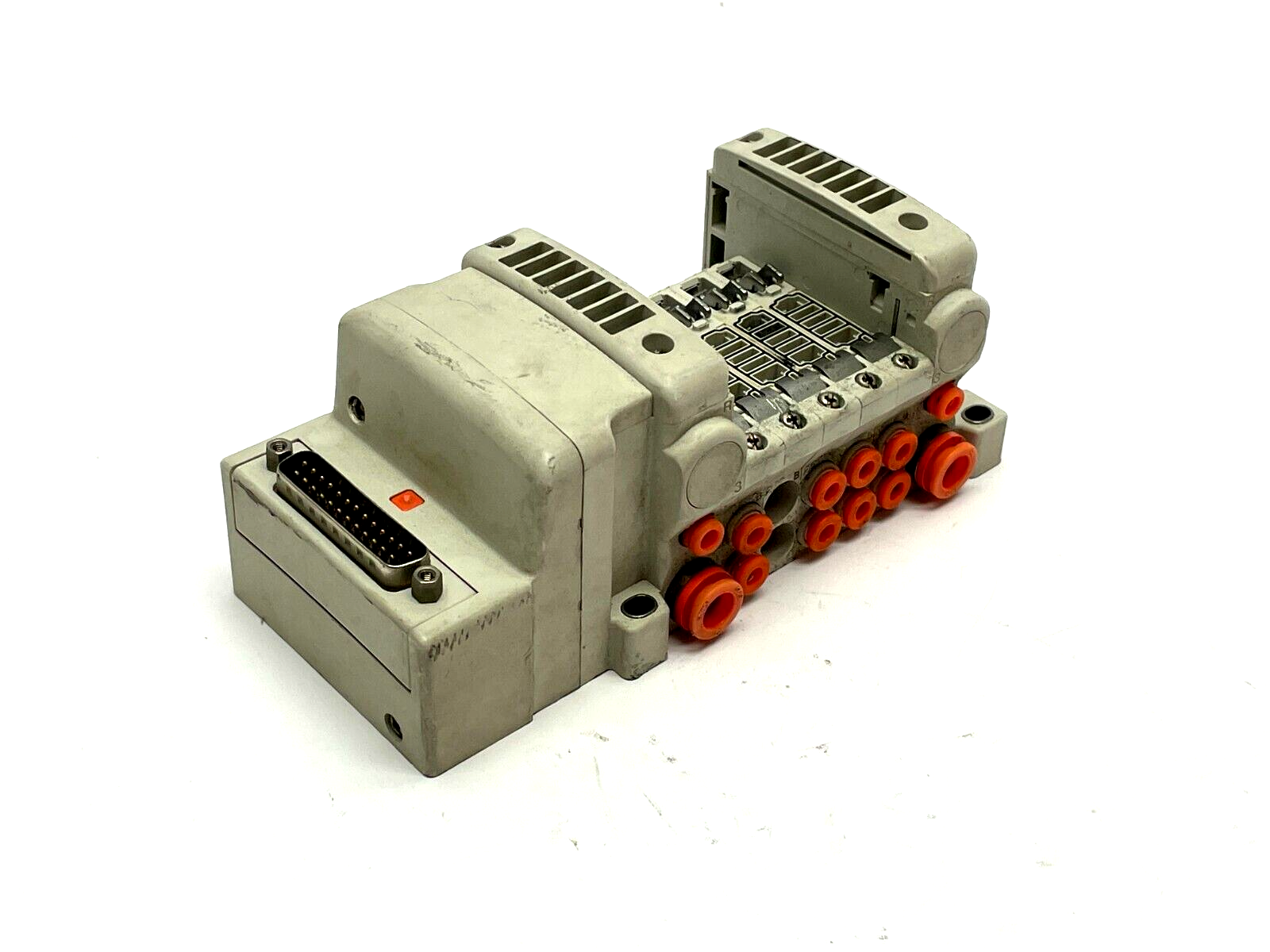 VV5QC11-05N3FD0-S | SMC Base Mounted Manifold Plug-in D-sub Connector - Used - Maverick Industrial Sales