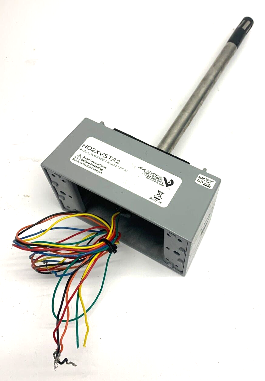 HD2XVSTA2 | Veris Industries Duct Mount Humidity Sensor MISSING COVER PLATE - Used - Maverick Industrial Sales