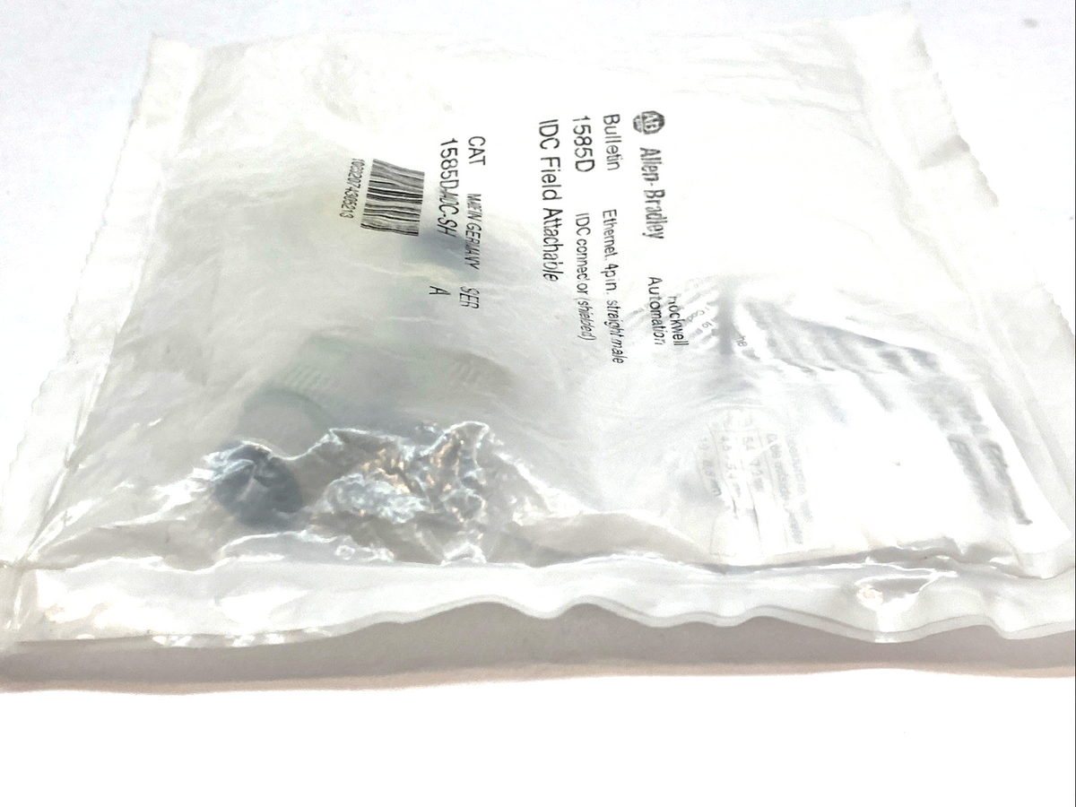 1585D-M4DC-SH | Allen Bradley Ethernet 4 Pin Straight Male - New - Maverick Industrial Sales