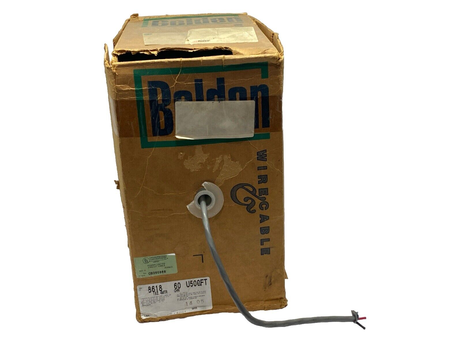 Belden 8618 060U500 Multiconductor Cable 3C/16AWG Chrome 600V 10FT Length - Maverick Industrial Sales