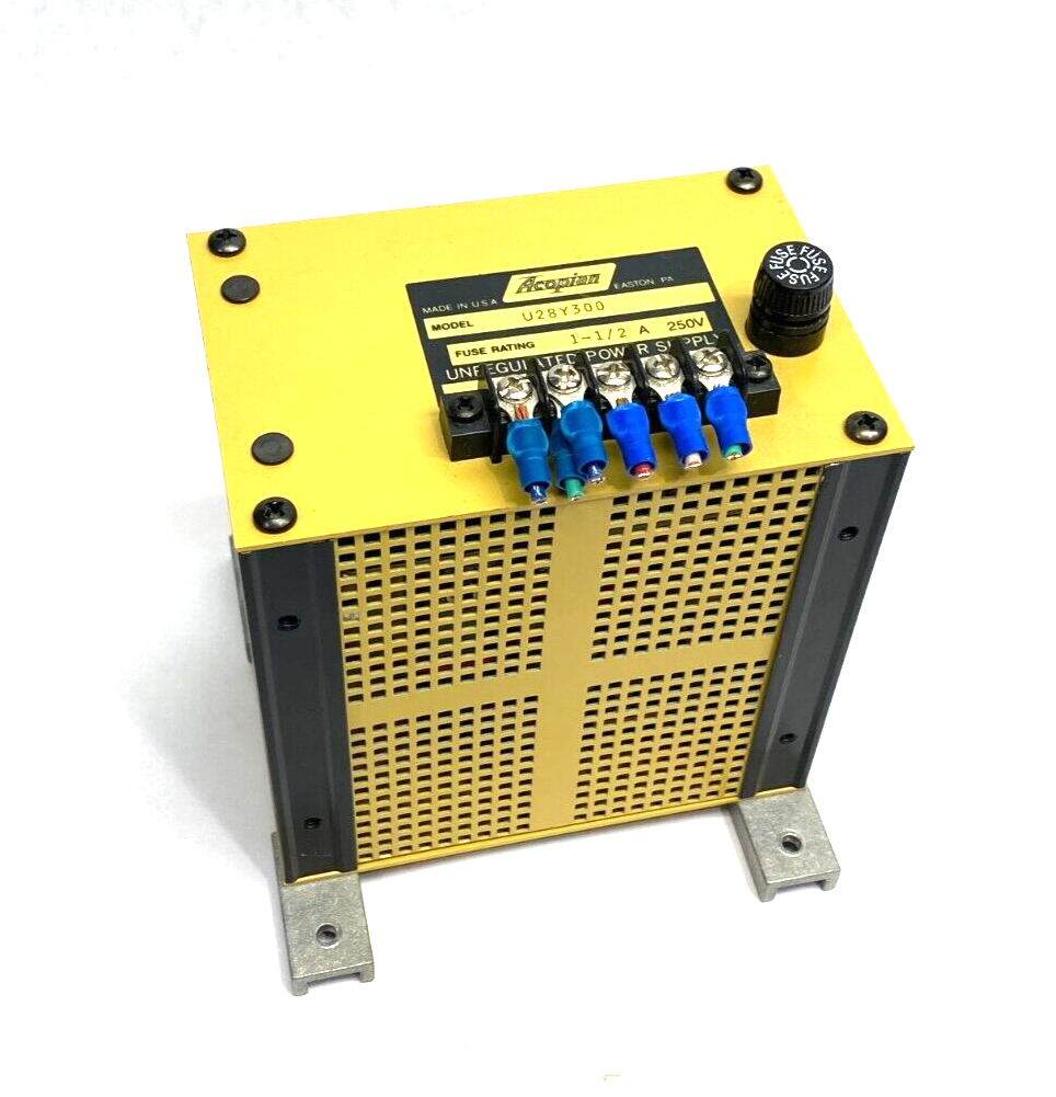 Acopian U28Y300 Unregulated Power Supply 1-1/2A 250V Fuse Rating - Used - Maverick Industrial Sales