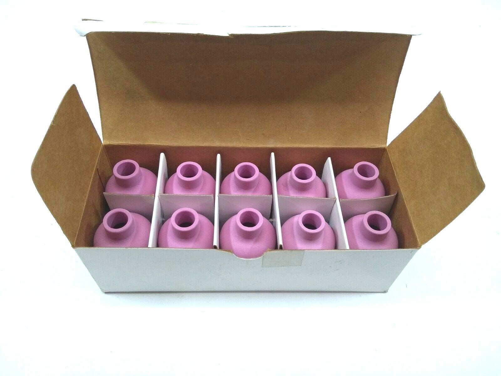 C.K Worldwide 57N75 Alumina Nozzle Welding Cup #6 3/8 Inch, Box of 10 - Maverick Industrial Sales