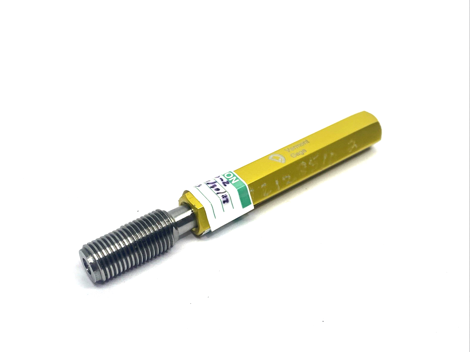 M12 X 1.25-6G GO, M12 x 1.25-6g | Vermont Gage M12 x 1.25 6g GO Thread Plug Gage, Male Thread Only M12 X 1.25-6G - Used - Maverick Industrial Sales