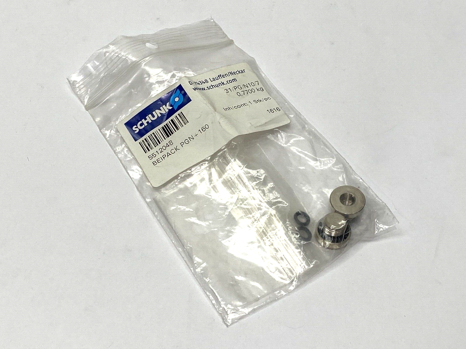 Schunk 31/PG/N10/7 Hardware Kit - New - Maverick Industrial Sales