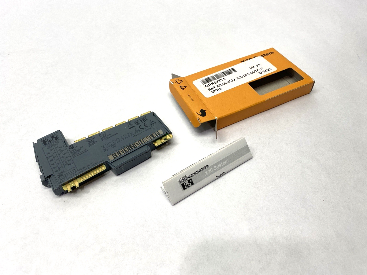 B&R Automation X20DO4529 Rev. D0 Digital Output Module 4-Digital Outputs - Maverick Industrial Sales