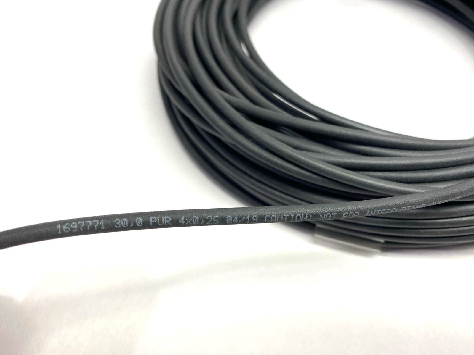 Phoenix Contact SAC-4P-M 8FS Single Ended Cordset M8 4-Pin 10m 1697771 - New – Open box - Maverick Industrial Sales