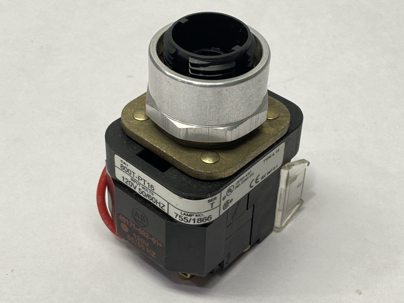 Allen Bradley 800T-PT16 Ser T Illuminated Push Button 120V - Maverick Industrial Sales