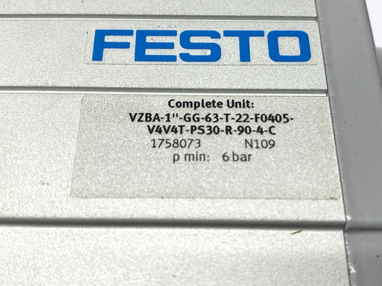 Festo VZBA-1"-GG-63-T-22-F0405-V4V4T-PS30-R-90-4-C Ball Valve Actuator 1758073 - Maverick Industrial Sales