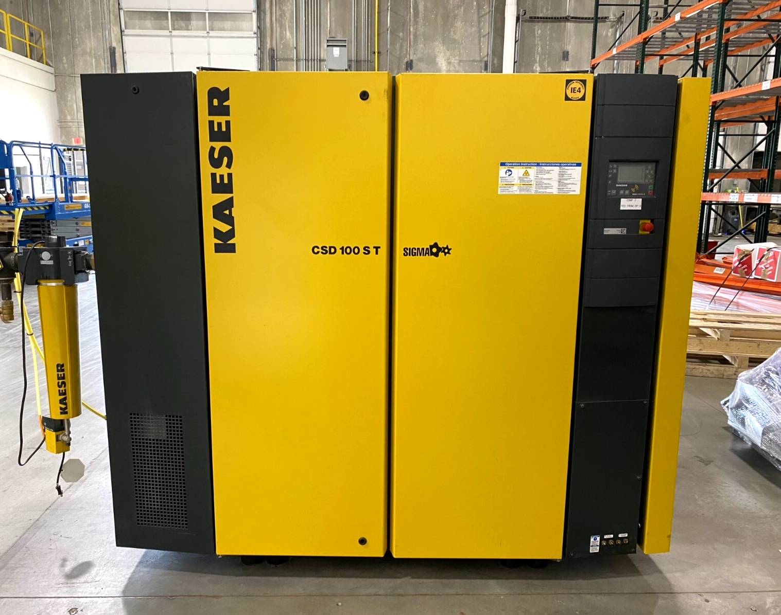Kaeser CSD100ST Rotary Screw Air Compressor, CSD-100S-T, ABT 125 (2021) - Maverick Industrial Sales