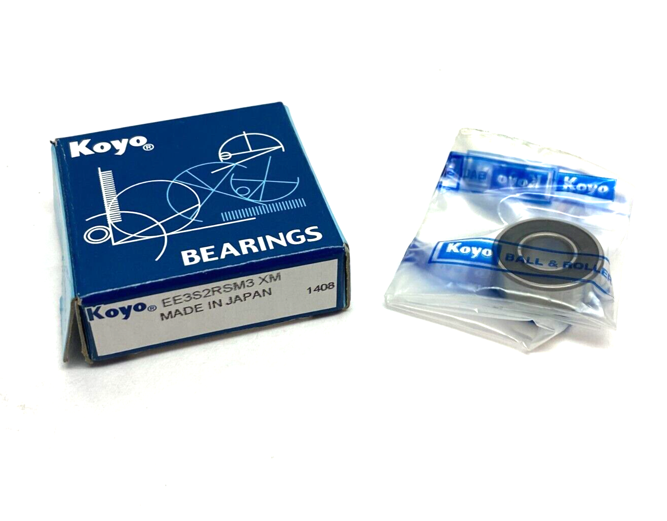 EE3S2RSM3 | Koyo Sealed Single-Row Ball Bearing 0.38" ID - New - Maverick Industrial Sales