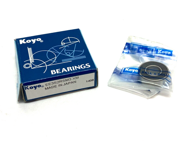 Koyo EE3S2RSM3 Sealed Single-Row Ball Bearing 0.38" ID