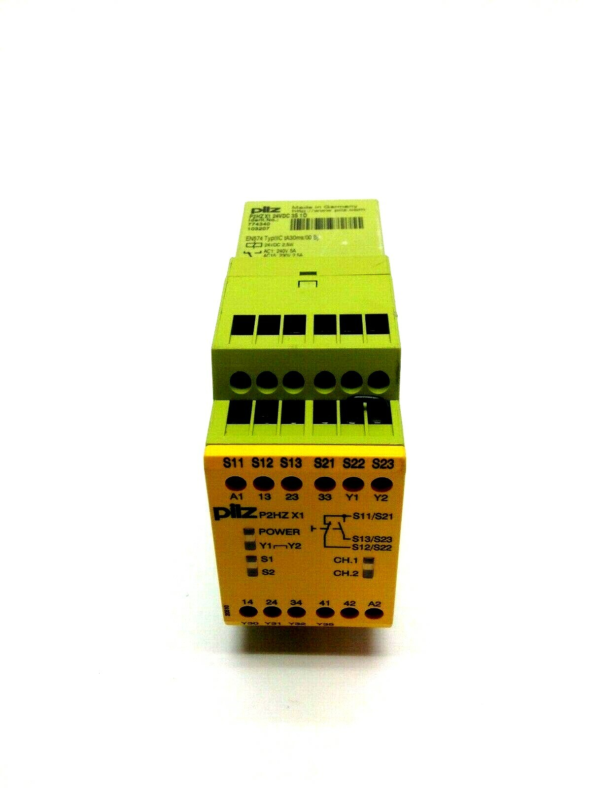 Pilz P2HZ x1 24VDC 3S 1O Safety Relay 24VDC 2.5W 774340 - Maverick Industrial Sales