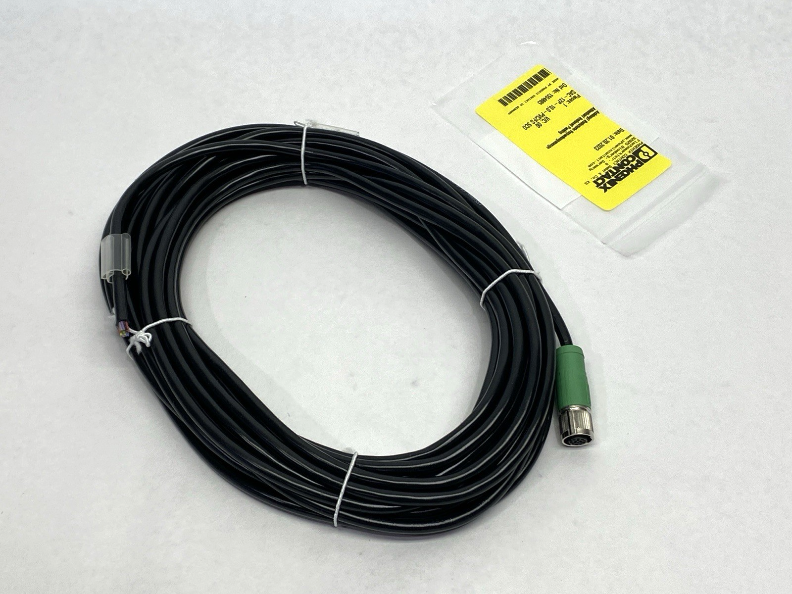 Phoenix Contact SAC-12P-10,0-PVC/FS SC0 Single-Ended Sensor M12 Cordset 1554885 - New – Open box - Maverick Industrial Sales