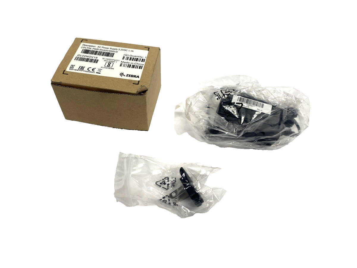 Zebra PWR-WUA5V4W0US DS4608 Power Supply 5.2VDC 1.1A - Maverick Industrial Sales
