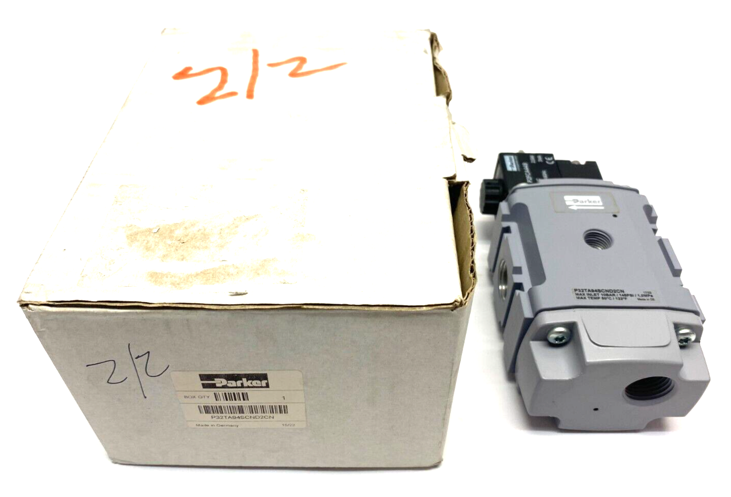 Parker P32TA94SCND2CN Modular Soft Start Dump Valve - New – Open box - Maverick Industrial Sales