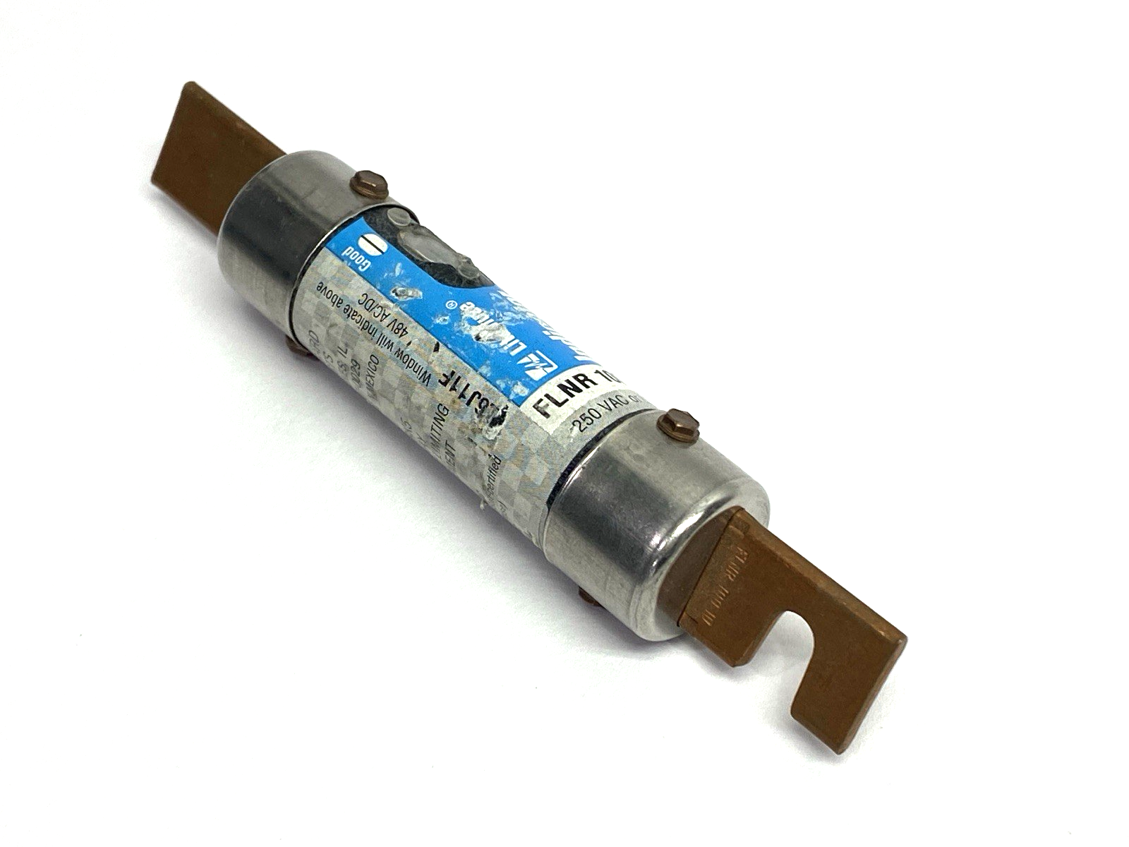 FLNR100ID | Littelfuse Time Delay Current Limiting Fuse Class RK5 250V 100A - Used - Maverick Industrial Sales