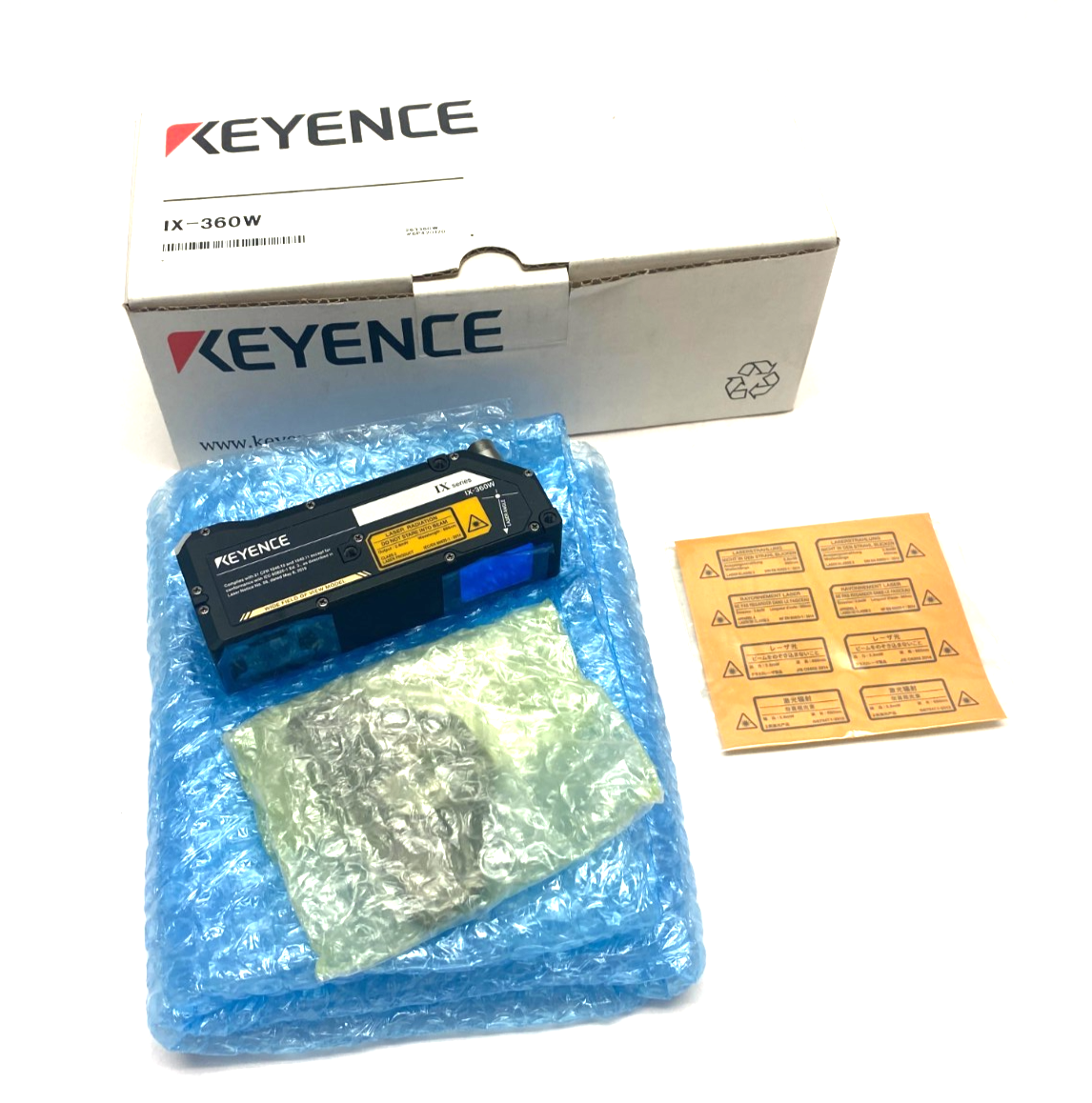 Keyence IX-360W Image Based Laser Sensor Head Scan/Line Mode 360mm - Maverick Industrial Sales