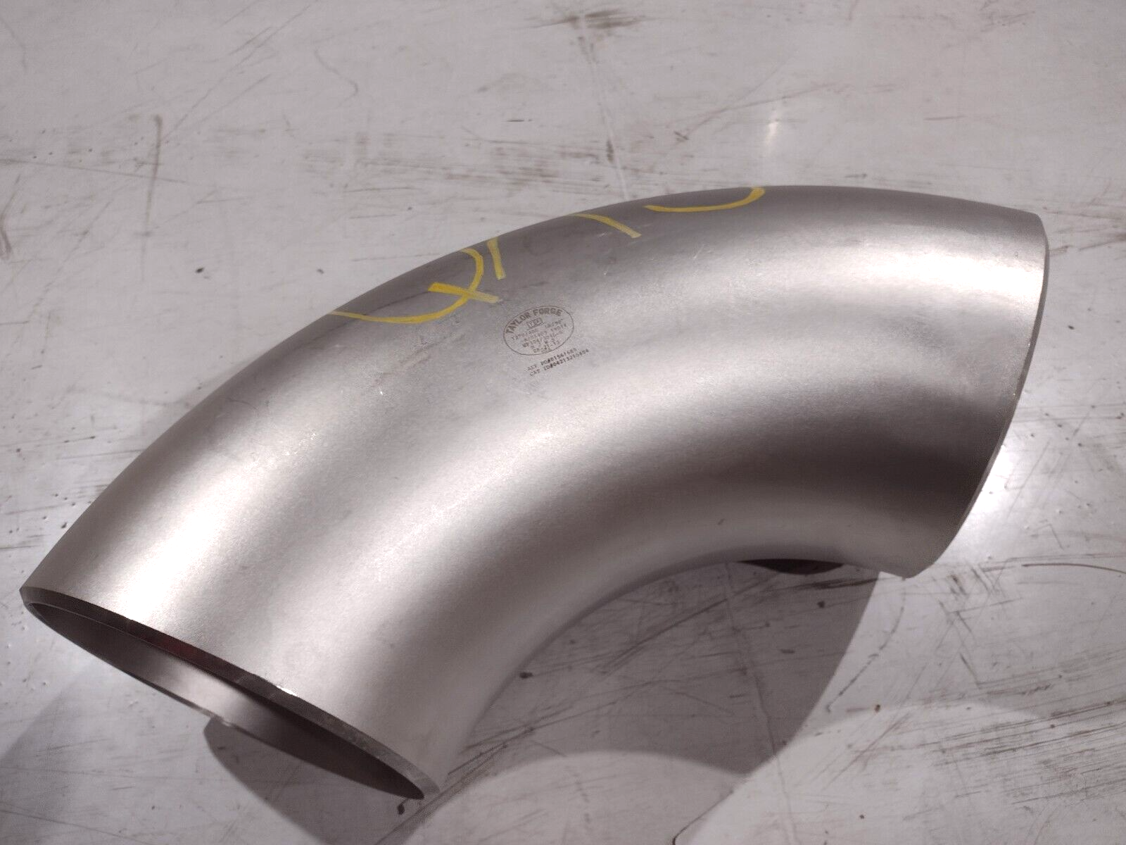 Taylor Forge 12" Long Radius 90 Degree Elbow Butt Weld Sch40 304 Stainless Steel - Maverick Industrial Sales