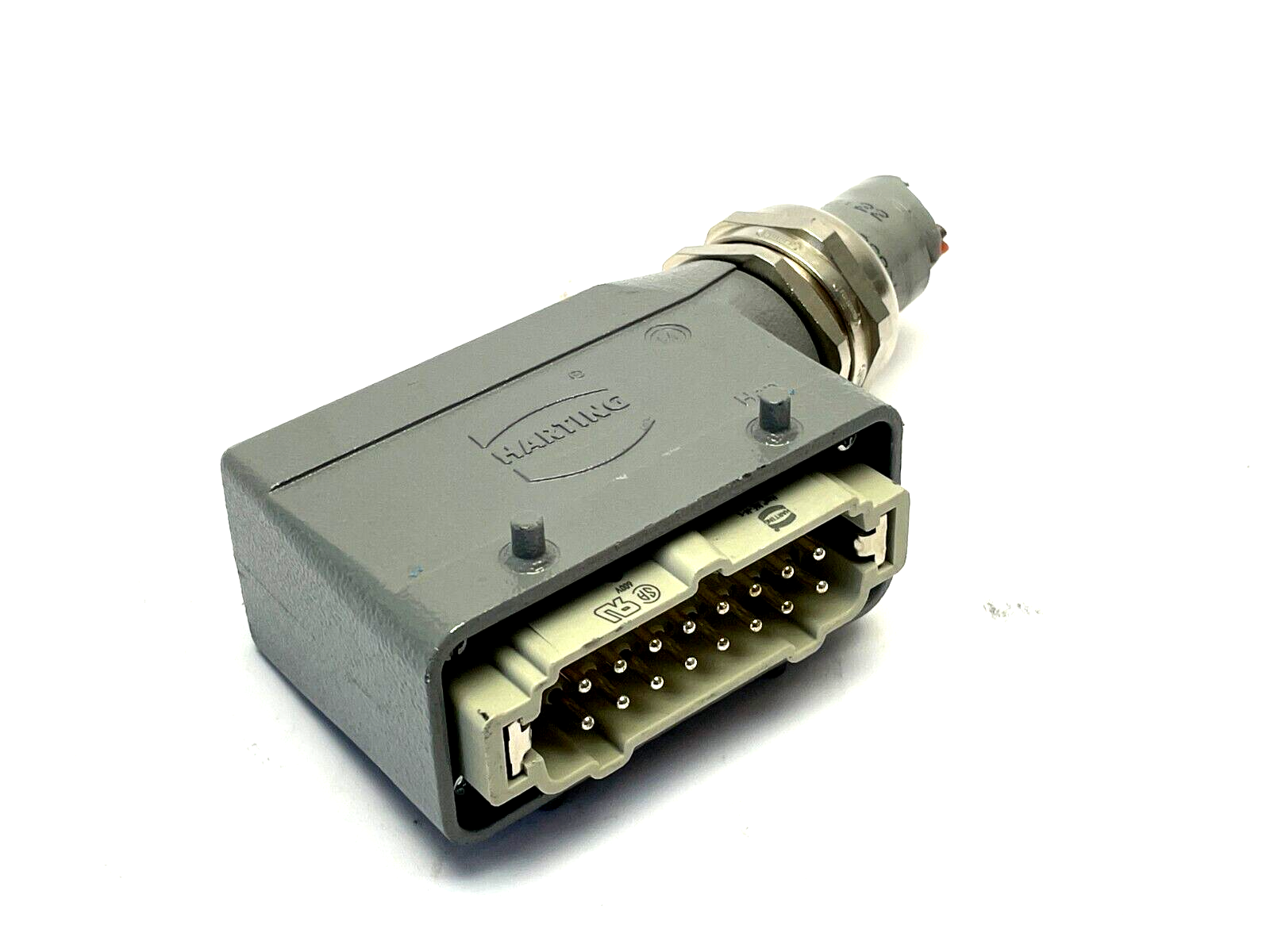 Harting 19 30 016 1521 Hooded Industrial Connector 09 33 016 2601 - Used - Maverick Industrial Sales