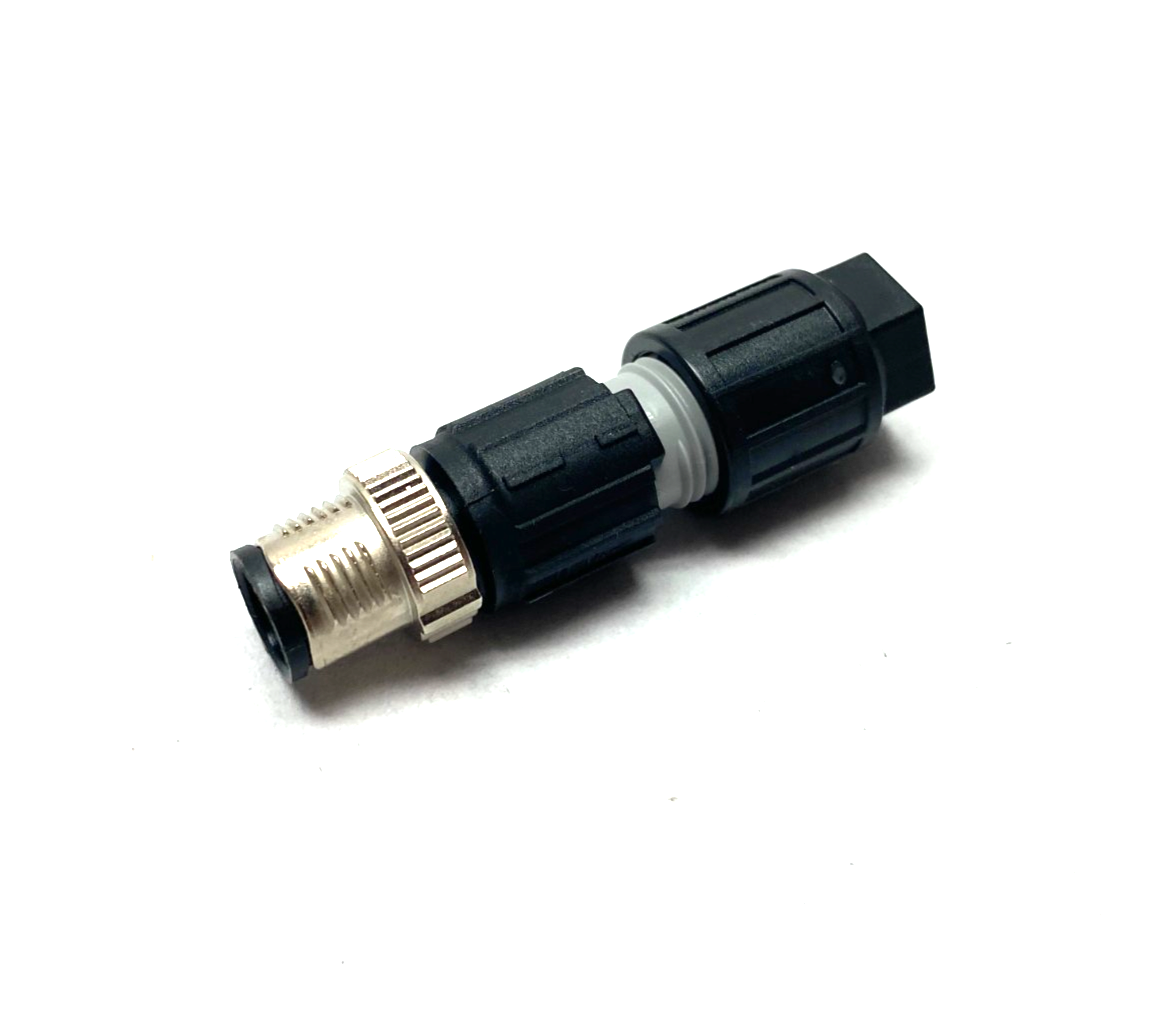 SMC PCA-1557743 Field Wireable Connector M12 4-Pin Quickon - New – Open box - Maverick Industrial Sales