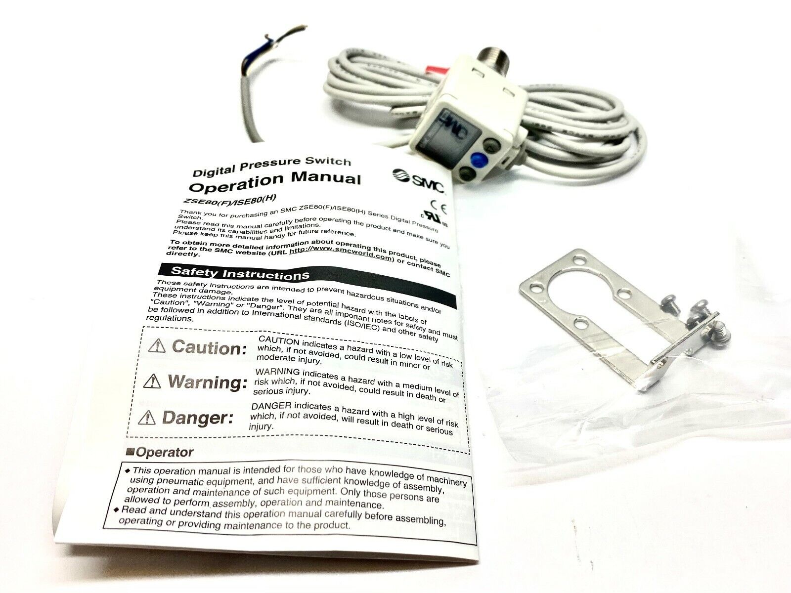 SMC ISE80-N02-T-A Pressure Switch - New - Maverick Industrial Sales