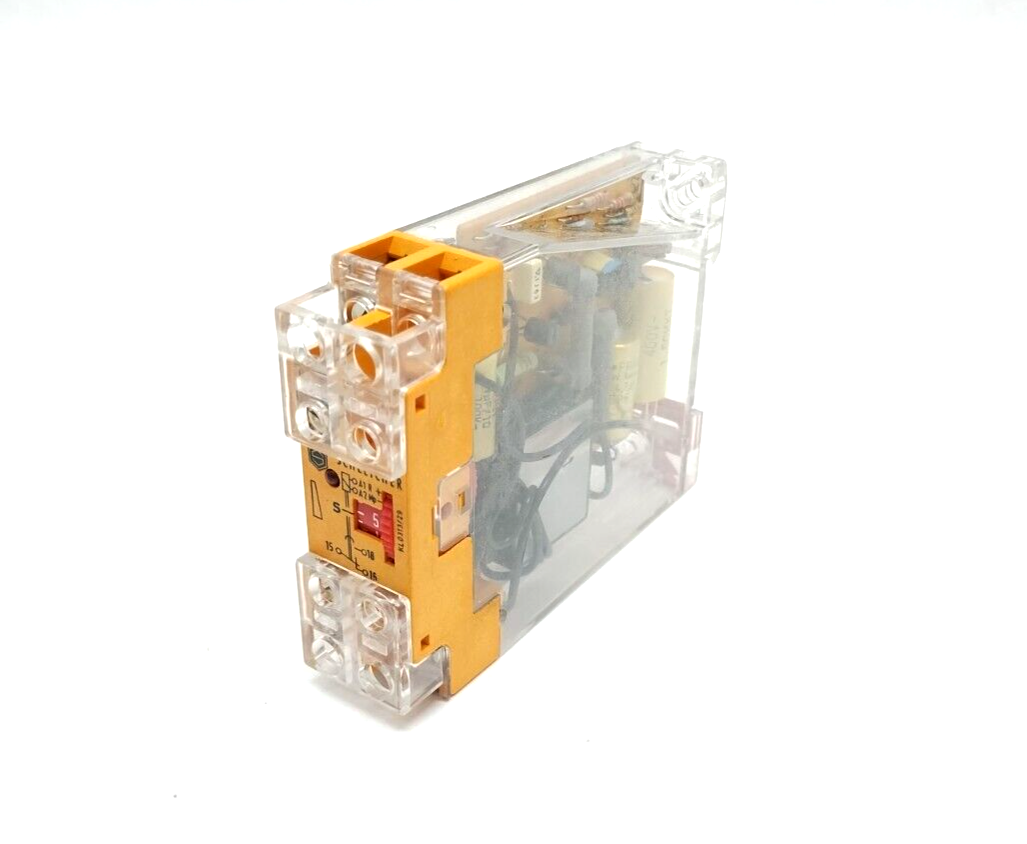 Schleicher KZT 110 Time Relay 220V 500W 6A 0.5s - 10s - Maverick Industrial Sales