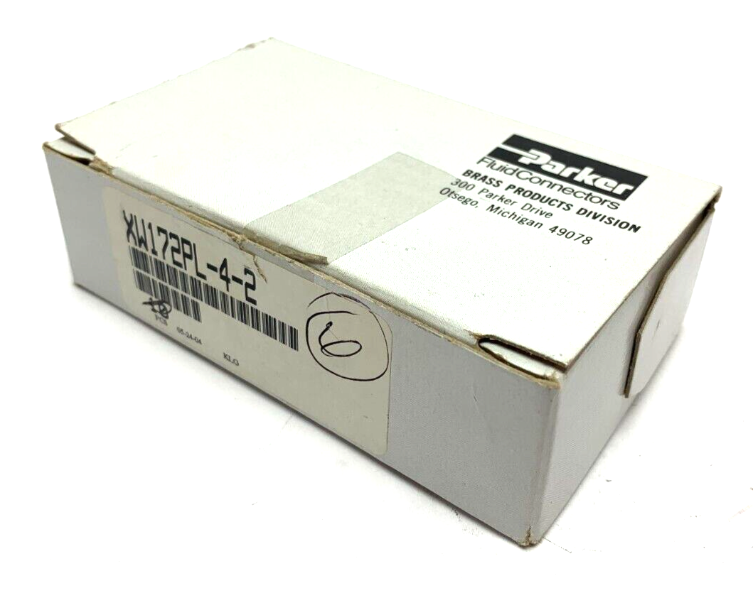 Parker XW172PL-4-2 Brass Male Swivel Branch Tee BOX OF 6 - New – Open box - Maverick Industrial Sales