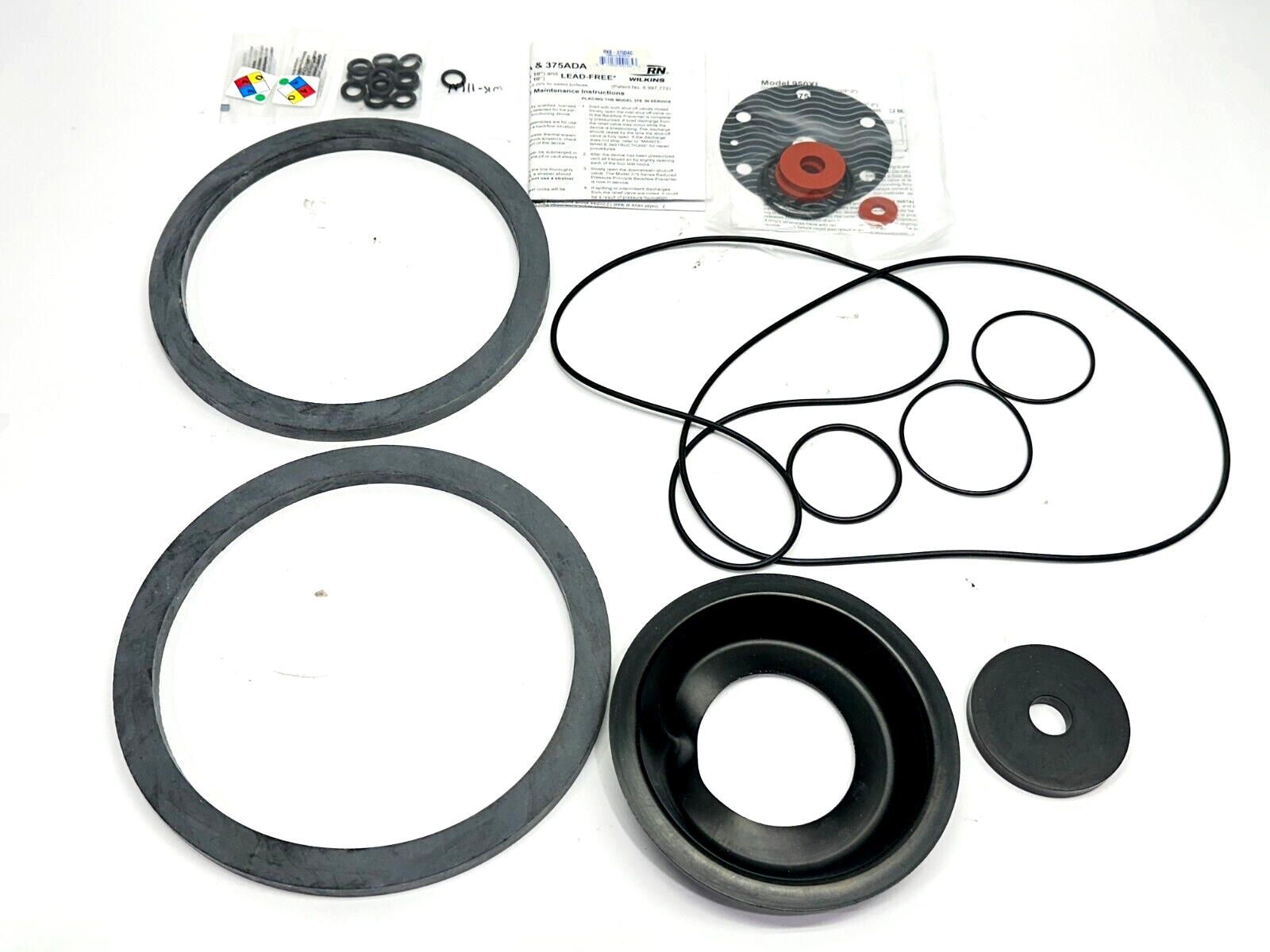 RK8-375DAC | Zurn Complete Rubber Valve Repair Kit - New – Open box - Maverick Industrial Sales