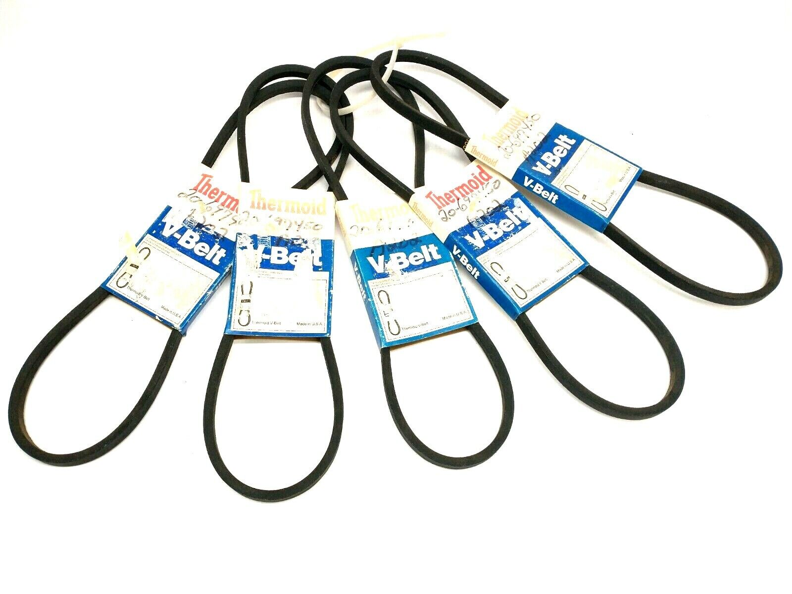 4L400 | Thermoid FHP Glasstex V-Belt 1/2" x 40" LOT OF 5 - New – Open box - Maverick Industrial Sales