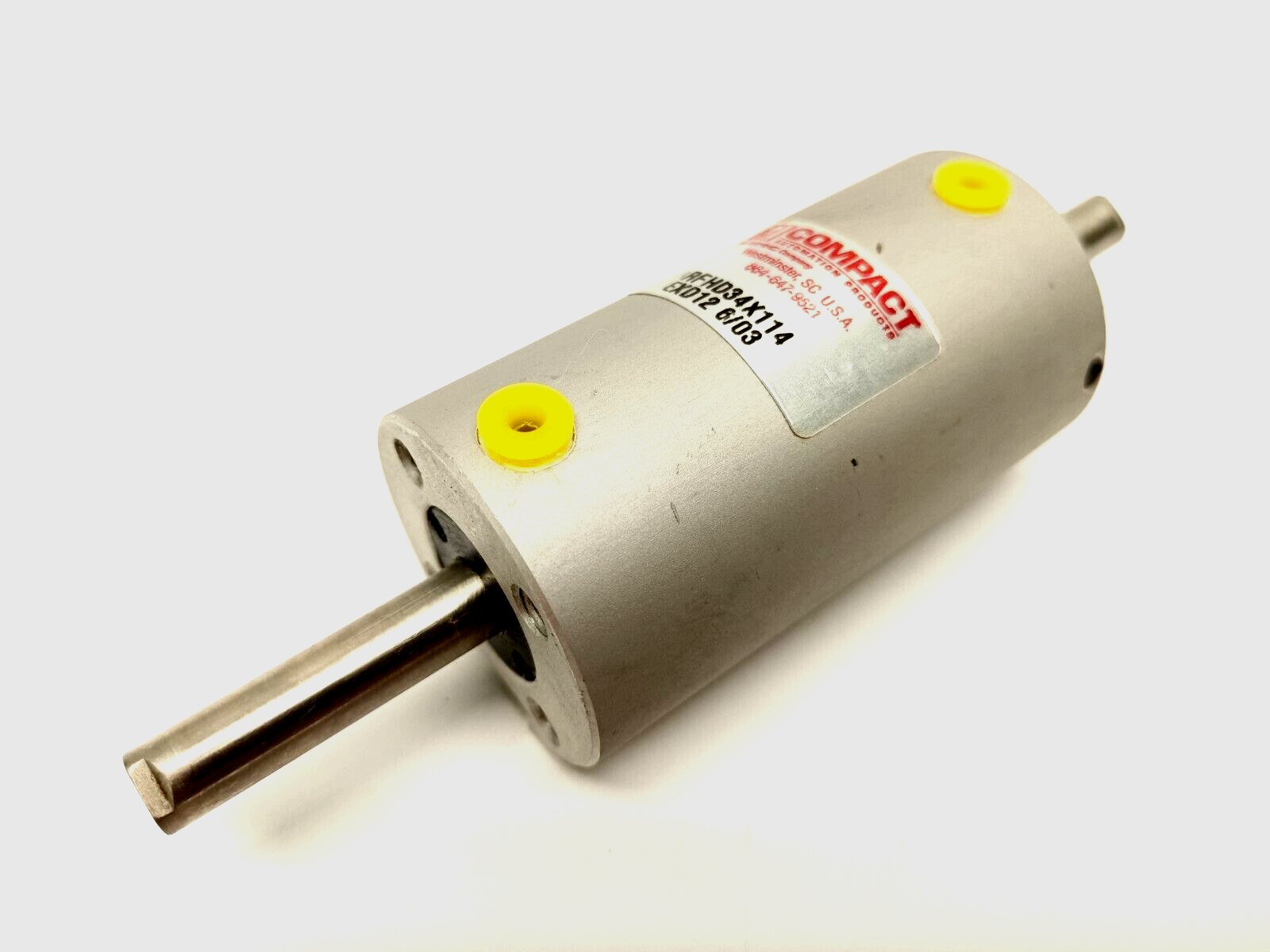 Compact Automation Products RFHD34X114 Cylinder 3/4" Bore 1-1/4" Stroke - New – Open box - Maverick Industrial Sales