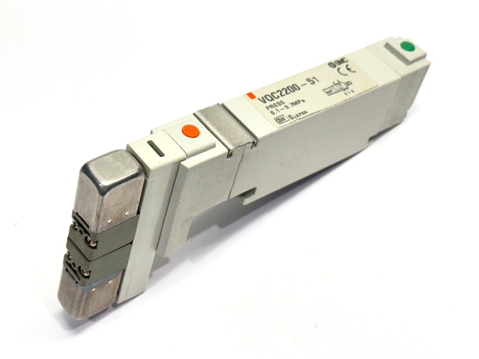 SMC VQC2200-51 Double 5-Port Solenoid Valve 24VDC - Used - Maverick Industrial Sales