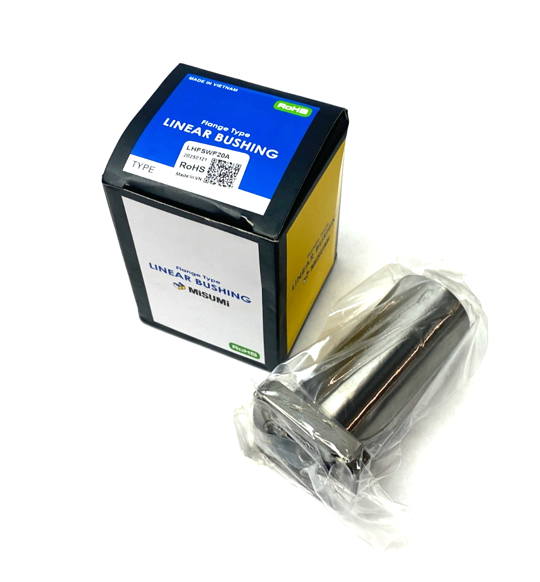 MiSUMi LHFSWF20A Flanged Linear Ball Bearing, Double - New - Maverick Industrial Sales