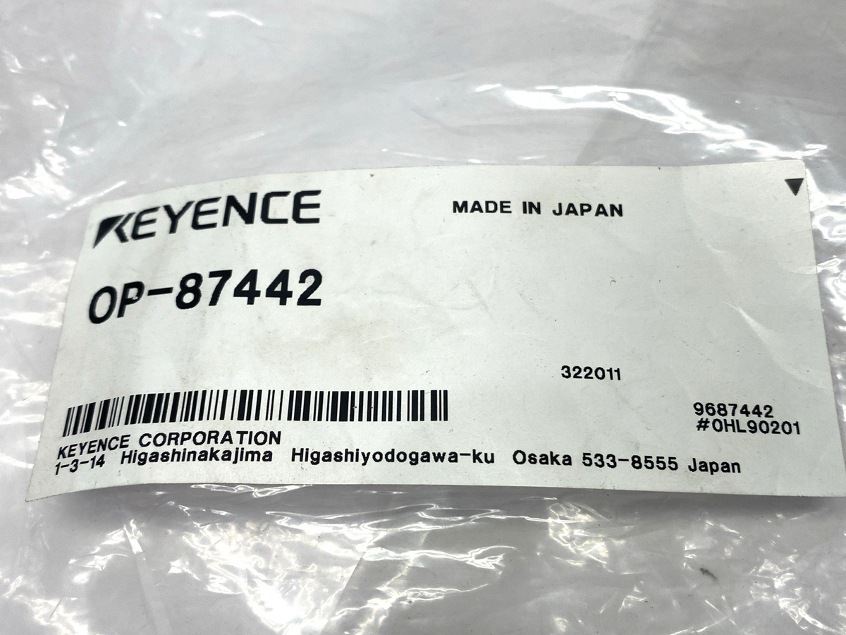 OP-87442 | Keyence Vision Sensor Power I/O Cable 10m- New – Open box - Maverick Industrial Sales